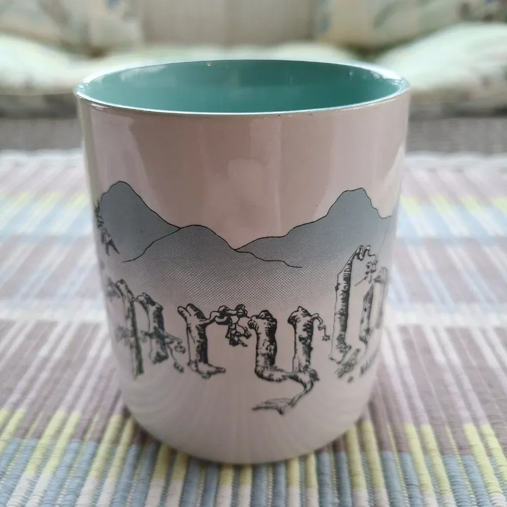 Vintage Opryland Coffee Mug Nashville, Tennessee TN Great Smoky Mountains Trees